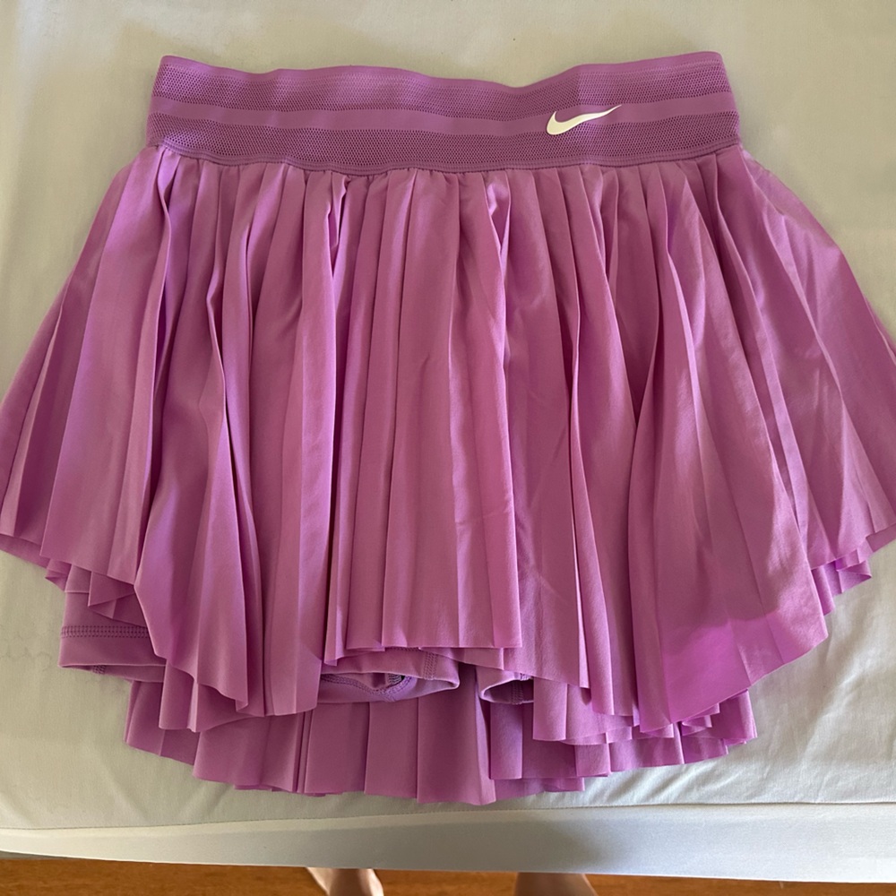 Nike lavender Bubble Mini Skirt Pleated Cocktail